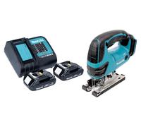 Makita DJV 180 SYX Scie sauteuse sans fil 18 V 135 mm + 2x batterie 1,5 Ah + chargeur