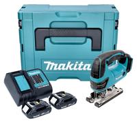 Makita DJV 180 SYXJ Scie sauteuse sans fil 18 V 135 mm + 2x batterie 1,5 Ah + chargeur + Makpac