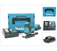 Makita DJV 181 Kit Y1J-D Scie Sauteuse sans fil Li-ion 18 V avec boîtier MAKPAC inclus Batterie BL 1815 N + chargeur DC18RC