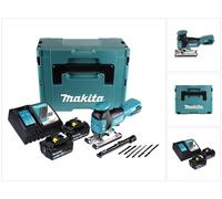 Makita DJV 181 RGJ Scie sauteuse pendule san fil 18 V Brushless + 2x Batteries 6,0 Ah + Chargeur + Coffret Makpac
