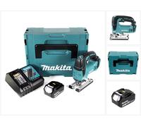 Makita DJV 182 RF1J Scie sauteuse pendulaire sans fil 18V, sans balai + 1x Batterie 3,0Ah + Chargeur + Makpac
