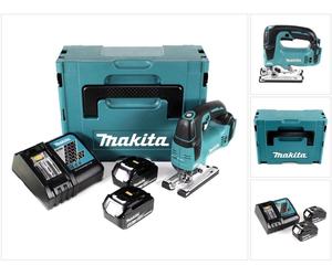 Makita DJV 182 RMJ Scie sauteuse sans fil 18V Brushless + 2x Batteries 4,0Ah + Chargeur + Coffret