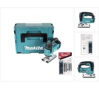 Makita DJV 182 ZJ Scie sauteuse sans fil 18V Brushless + Coffret Makpac + Lame de scie, 14 pcs. - sans batterie, sans chargeur (B-44410)