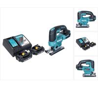 Makita DJV 184 RA Scie sauteuse sans fil à mouvement alternatif 18 V Brushless + 2x batterie 2,0 Ah + chargeur