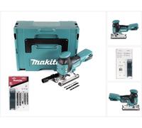Makita DJV181ZJ Scie sauteuse sans fil 18V Brushless Solo + Coffret Makpac + Lames de scie, 17 pcs. - sans batterie, sans chargeur