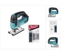 Makita DJV182Z Scie sauteuse sans fil 18V Brushless + Lames de scie 14 pcs. - sans batterie, sans chargeur