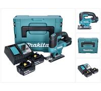 Makita DJV184RGJ Scie sauteuse sans fil 18V Brushless + 2x Batteries 6,0Ah + Chargeur + Coffret Makpac