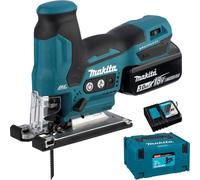 Makita Scie sauteuse sans fil DJV185 RF1J Brushless 18 V – Batterie 3,0 Ah, Chargeur, Coffret Makpac