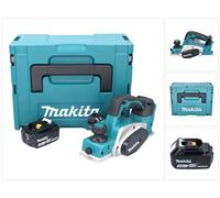 Makita DKP 180 F1J Rabot sans fil 18 V 82 mm + 1x batterie 3,0 Ah + Makpac - sans chargeur