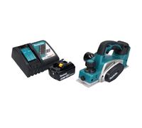 Makita DKP 180 RT1 Rabot sans fil 18 V 82 mm + 1x batterie 5,0 Ah + chargeur