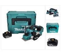 Makita DKP 181 M1J raboteuse sans fil 82 mm 18 V sans balais + 1x batterie 4,0 Ah + Makpac - sans chargeur