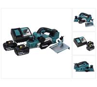 Makita DKP 181 RM raboteuse sans fil 82 mm 18 V sans balais + 2x batterie 4,0 Ah + chargeur