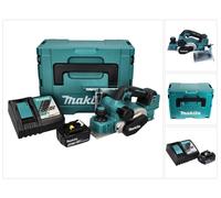 Makita DKP 181 RM1J rabot sans fil 82 mm 18 V sans balais + 1x batterie 4,0 Ah + chargeur + Makpac