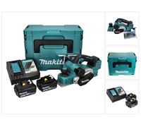 Makita DKP 181 RMJ raboteuse sans fil 82 mm 18 V sans balais + 2x batterie 4,0 Ah + chargeur + Makpac