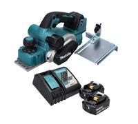 Makita DKP181RF Rabot sans fil 82mm 18V Brushless + 2x Batteries 3,0 Ah + Chargeur
