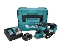 Makita DKP181RG1J Rabot sans fil 82mm 18V Brushless + 1x Batterie 6,0 Ah + Chargeur + Coffret Makpac