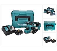 Makita DKP181RG1J Rabot sans fil 82mm 18V Brushless + 1x Batterie 6,0 Ah + Chargeur + Coffret Makpac