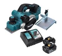 Makita DKP181RT Rabot sans fil 82mm 18V Brushless + 2x Batteries 5,0 Ah + Chargeur
