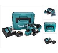 Makita DKP181RT1J Rabot sans fil 82mm 18V Brushless + 1x Batterie 5,0 Ah + Chargeur + Coffret Makpac