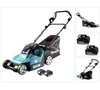 Makita DLM 382 M2 Tondeuse à gazon sans fil 36 V ( 2x 18 V ) 38 cm 40 l + 2x batterie 4,0 Ah - sans chargeur