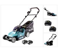 Makita DLM 382 T2 Tondeuse à gazon sans fil 36 V ( 2x 18 V ) 38 cm 40 l + 2x batterie 5,0 Ah - sans chargeur