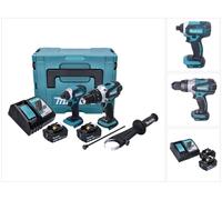 Pack 2 outils 18v (DHP458 + DTD152) (2x5.0Ah) en Makpac - MAKITA DLX2145TJ