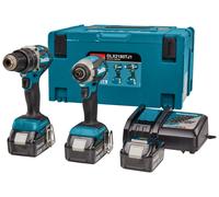 MAKITA Jeu de batteries DHP484+DTD153 Li-ion LXT 18V/5.0Ah DLX2180TJ1