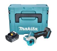 Makita DMC 300 G1J Meuleuse d'angle sans fil 18 V 76 mm Brushless + 1x batterie 6,0 Ah + Makpac - sans chargeur
