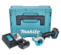 Makita DMC 300 RF1J Meuleuse d'angle sans fil 18 V 76 mm Brushless + 1x batterie 3,0 Ah + chargeur + Makpac