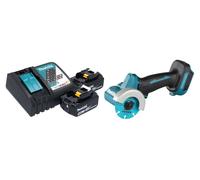 Makita DMC 300 RT Meuleuse d'angle sans fil 18 V 76 mm Brushless + 2x batterie 5,0 Ah + chargeur