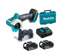Makita DMC300RFE Meuleuse compacte - 18V - LXT - 76mm + 2 x 3.0Ah Batterie + chargeur en coffret