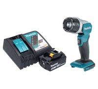 Makita DML 808 RT1 Projecteur portatif sans fil 14,4 / 18 V 190 lm LED + 1x batterie 5,0 Ah + chargeur