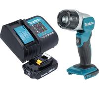 Makita DML 808 SA1 Projecteur portatif sans fil 14,4 / 18 V 190 lm LED + 1x batterie 2,0 Ah + chargeur