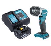 Makita DML 808 SG1 Projecteur portatif sans fil 14,4 / 18 V 190 lm LED + 1x batterie 6,0 Ah + chargeur