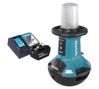 Makita DML 810 Z Lampe LED à batterie 18 / 36 V (2 x 18 V) 5500 lm IP54 + 1 batterie 9,0 Ah + chargeur