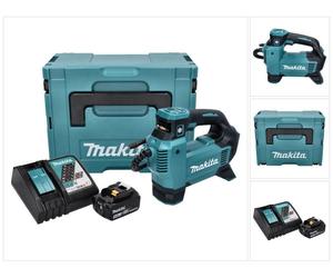 Makita DMP181RT1J Compresseur/Gonfleur sans fil 11,1 bar 18V + 1x Batterie 5,0 Ah + Chargeur + Coffret Makpac