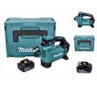 Makita DMP181T1J Compresseur/Gonfleur sans fil 11,1 bar 18V + 1x Batterie 5,0 Ah + Coffret Makpac - sans chargeur