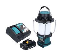 Makita DMR 055 RA1 Radio sans fil 18 V FM avec lanterne 360 Lampe de poche + 1x batterie 2,0 Ah + chargeur