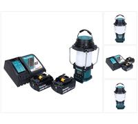 Makita DMR 055 RG Radio sans fil FM 360° 18 V + 2x Batteries 6,0Ah + Chargeur