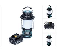 Makita DMR 056 M1 Radio sans fil 18 V FM DAB+ avec lanterne 360 Lampe de poche IP65 + 1x batterie 4,0 Ah - sans chargeur