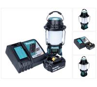 Makita DMR 056 RM1 Radio sans fil 18 V FM DAB+ avec lanterne 360 Lampe de poche IP65 + 1x batterie 4,0 Ah + chargeur
