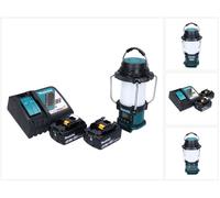 Makita DMR055T1 Radio avec lanterne sans fil 18V FM 360° + 2x Batteries 5,0Ah - Chargeur