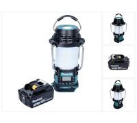 Makita DMR056G1 Radio sans fil 18V FM DAB+ avec lanterne 360° et lampe de poche IP65 + 1x Batterie 6,0 Ah - sans chargeur