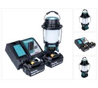 Makita DMR056RF Radio de chantier sans fil FM/DAB+ IP65 360° 18V avec lanterne + 2x Batteries 3,0Ah + Chargeur
