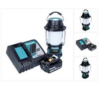 Makita DMR056RF1 Radio de chantier sans fil FM/DAB+ IP65 360° 18V avec lanterne + 1x batterie 3,0Ah + Chargeur