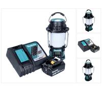 Makita DMR056RG1 Radio sans fil 18V FM DAB+ avec lanterne 360° et lampe de poche IP65 + 1x Batterie 6,0 Ah + Chargeur