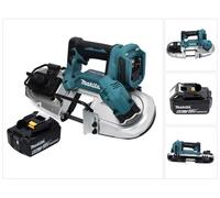 Makita DPB 183 G1 Scie à ruban sans fil 18 V 66 mm brushless + 1x Batterie 6.0 Ah - sans chargeur