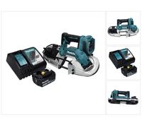 Makita DPB 183 RF1 Scie à ruban sans fil 18 V 66 mm brushless + 1x Batterie 3,0 Ah + Chargeur