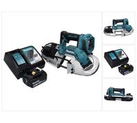 Makita DPB 183 RG1 Scie à ruban sans fil 18 V 66 mm Brushless + 1x Batterie 6,0 Ah + Chargeur