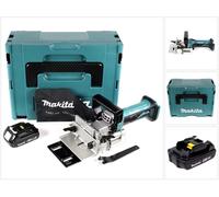 Makita DPJ 180 Y1J Lamelleuse sans fil 18V + 1x Batterie 1,5 Ah + Coffret Makpac - sans chargeur